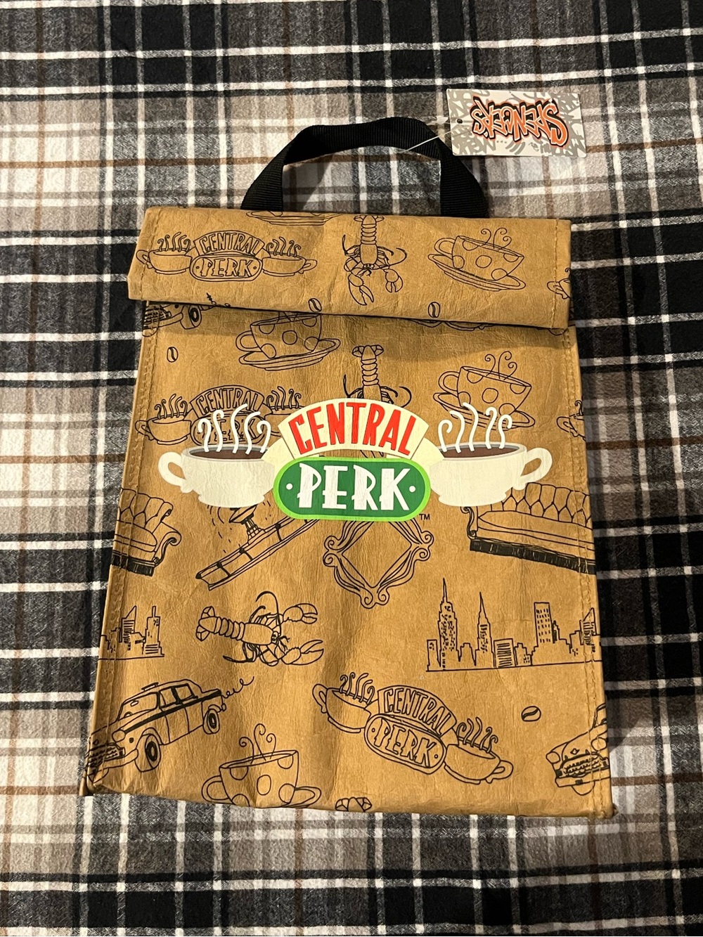 NWT FRIENDS Central Perk Brown lunch box